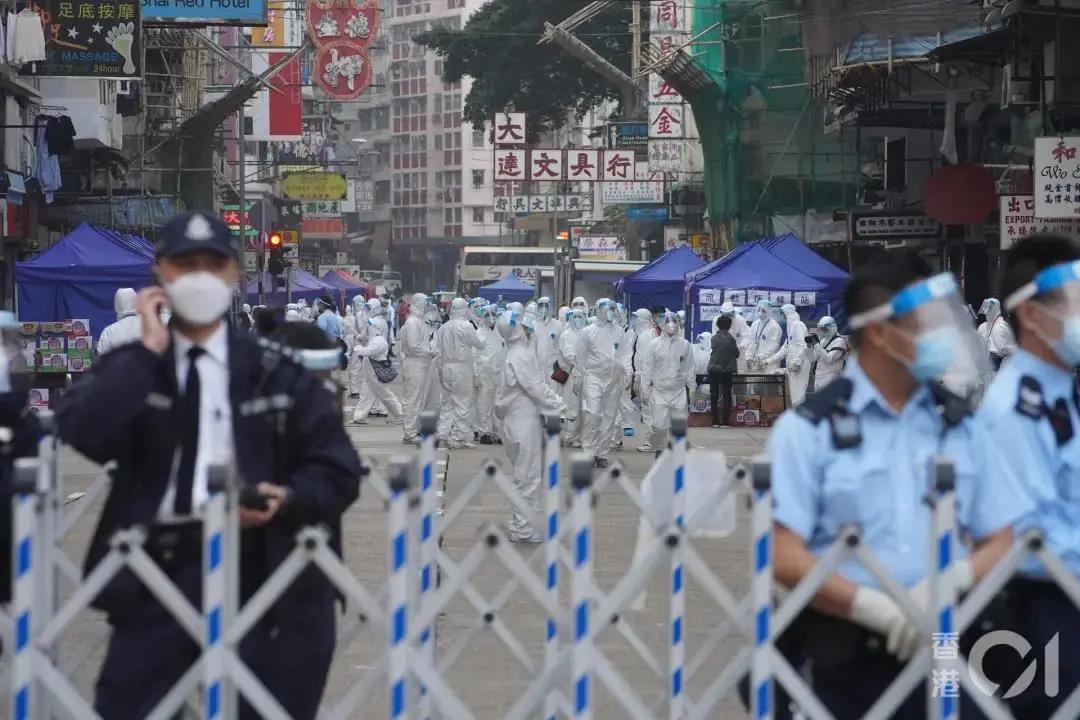 香港疫情近况，这些地方人真多！这些地方已成封区