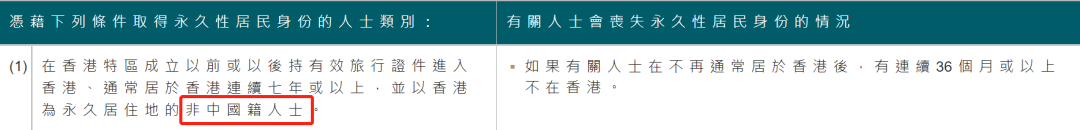 36个月不去香港会丧失永居？别扯了，常住内地也能拿香港永居